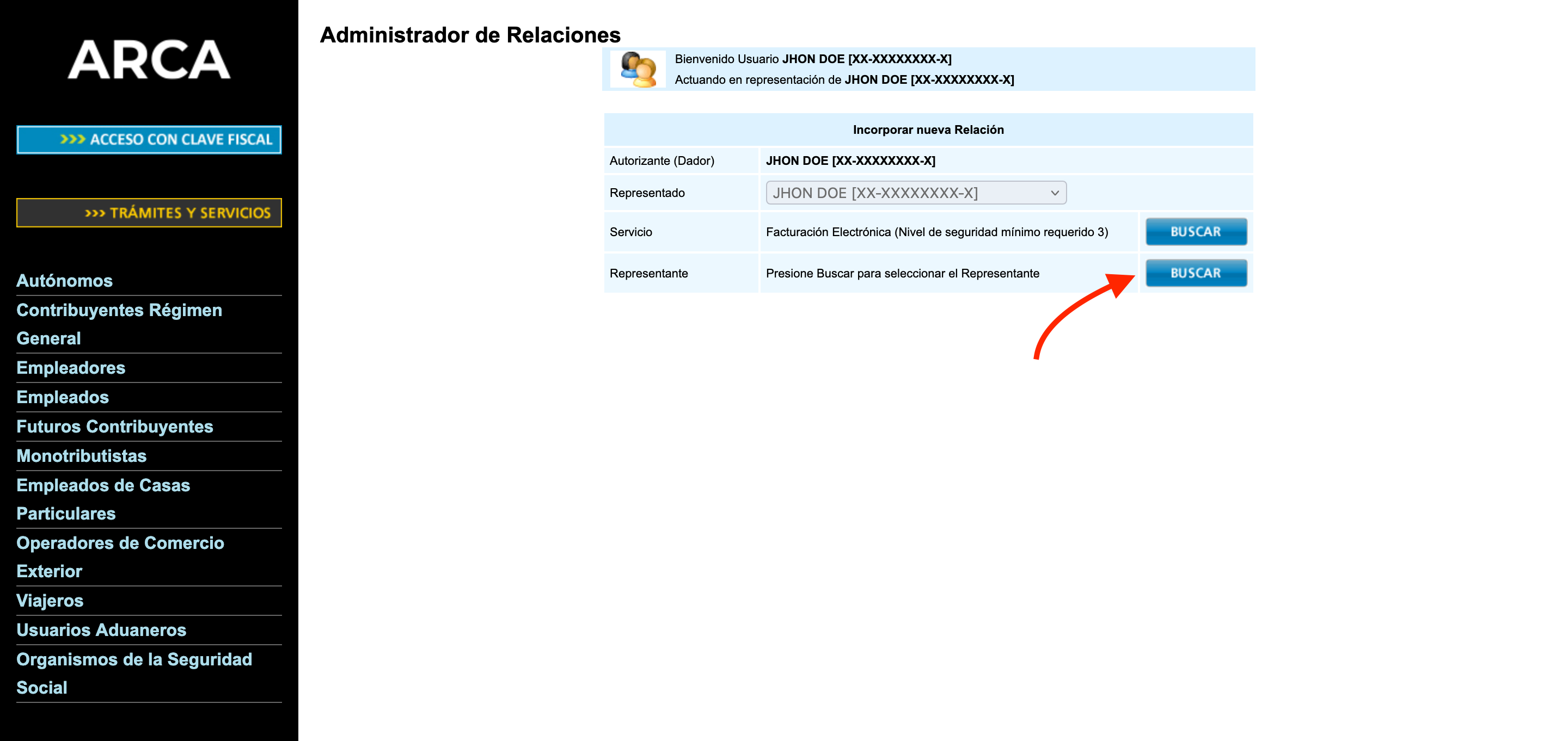 Segundo boton Buscar